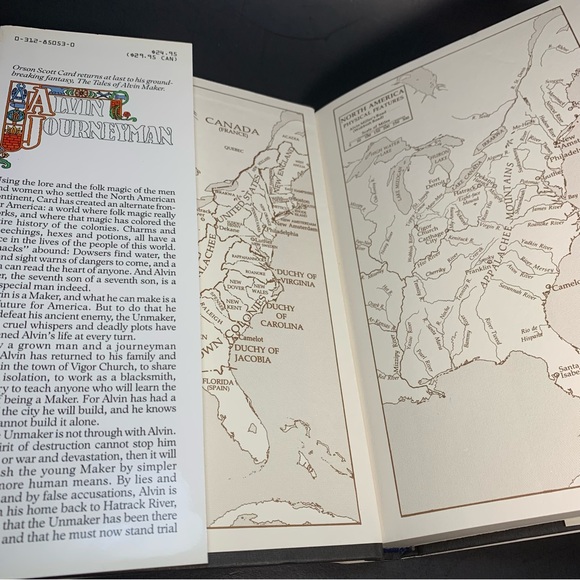 Alvin Journeyman by Orson Scott Card Hardcover First Edition / First Printing - Picture 6 of 13